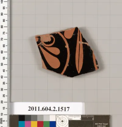 Terracotta fragment of a skyphos (deep drinking cup)