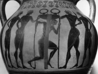 AMPHORA, BELLY, TYPE B (ATHENIAN, BLACK-FIGURE)