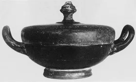 LEKANIS (ATHENIAN, BLACK GLAZE)