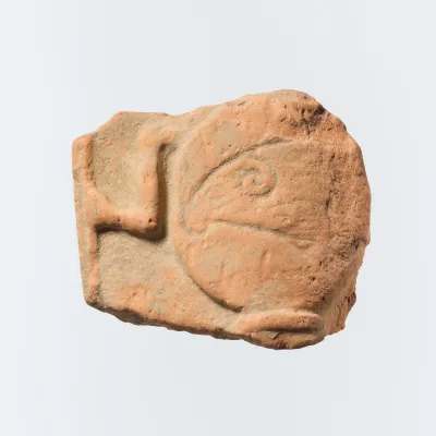 Fragment of a terracotta plaque