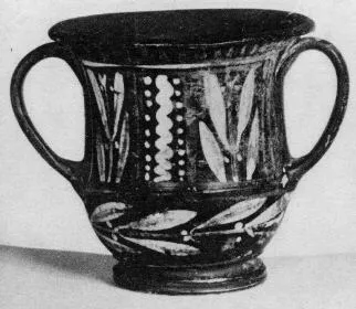 KANTHAROS (ITALIOTE, BLACK GLAZE)