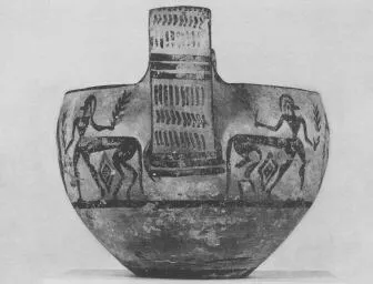 KANTHAROS (ATHENIAN GEOMETRIC, SILHOUETTE)