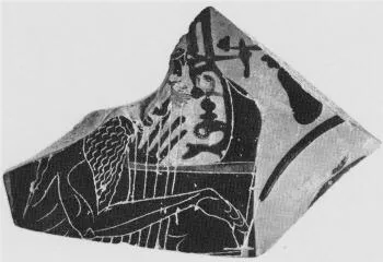 AMPHORA, BELLY, FRAGMENT (ATHENIAN, BLACK-FIGURE)