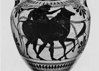 AMPHORA, NECK (ATHENIAN, BLACK-FIGURE)