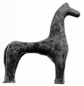 PYXIS LID, FRAGMENT (ATHENIAN GEOMETRIC)