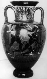 AMPHORA, NECK (ATHENIAN, BLACK-FIGURE)