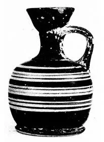 LEKYTHOS, SQUAT (ATHENIAN, BLACK PATTERN)