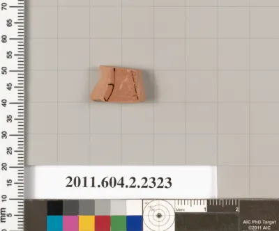 Terracotta fragment of a skyphos (deep drinking cup)?