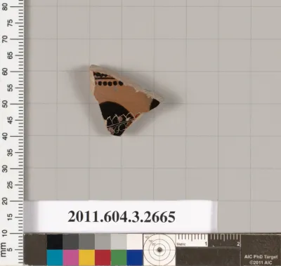 Terracotta fragment of an olpe (jug)