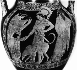 AMPHORA, BELLY, TYPE A (ATHENIAN, RED-FIGURE)