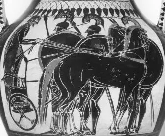 AMPHORA, BELLY, TYPE A (ATHENIAN, BLACK-FIGURE)
