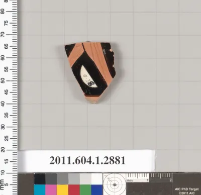 Terracotta fragment of a kylix (drinking cup)