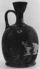 LEKYTHOS, SQUAT (ATHENIAN, RED-FIGURE)