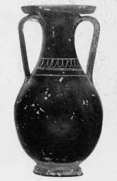 PELIKE (SOUTH ITALIAN, GNATHIAN, BLACK GLAZE)