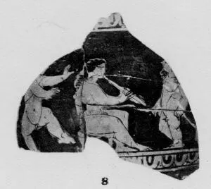 CHOUS, FRAGMENT (ATHENIAN, RED-FIGURE)