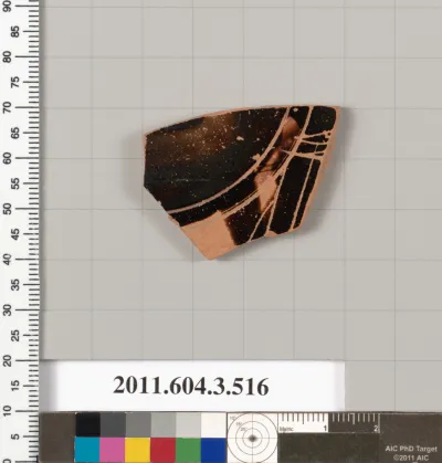 Terracotta fragment of a column-krater (bowl for mixing wine and water)