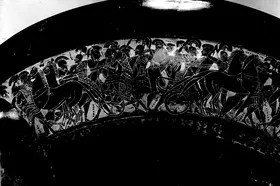 CUP DROOP (ATHENIAN, BLACK-FIGURE)