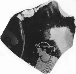 HYDRIA, FRAGMENT (ATHENIAN, RED-FIGURE)