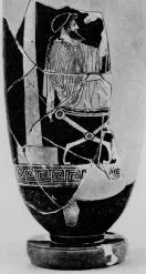 LEKYTHOS, FRAGMENT (ATHENIAN, RED-FIGURE)