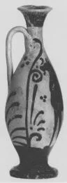 LEKYTHOS, PAGENSTECHER (SOUTH ITALIAN, BLACK-FIGURE)