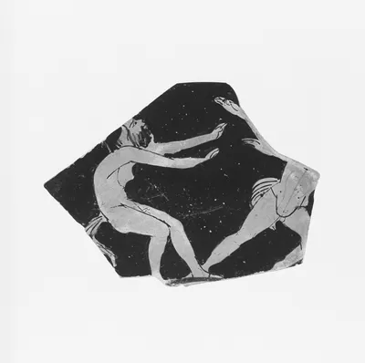 Attic Red-Figure Kylix Fragment