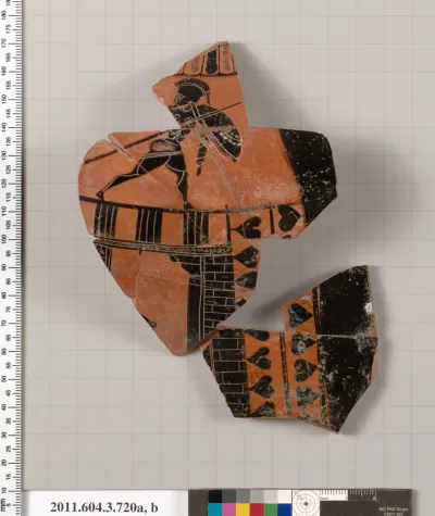 Terracotta fragments of a hydria (water jar)