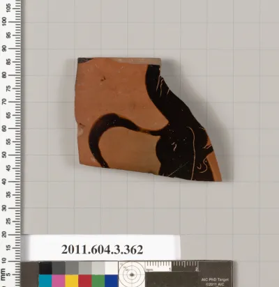 Terracotta fragment of a neck-amphora (jar)