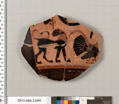 Terracotta fragment of a hydria (water jar)