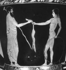 KRATER, CALYX (ATHENIAN, RED-FIGURE)