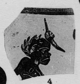 KANTHAROS, FRAGMENT (BOEOTIAN, CABIRION WARE, BLACK-FIGURE)