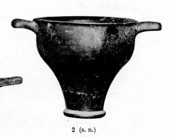 SKYPHOS (SOUTH ITALIAN, CAMPANIAN, BLACK GLAZE)