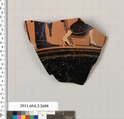 Terracotta fragment of an oinochoe (jug)