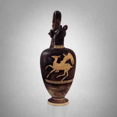 Terracotta oinochoe (jug)