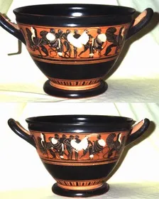 SKYPHOS (ATHENIAN, BLACK-FIGURE)