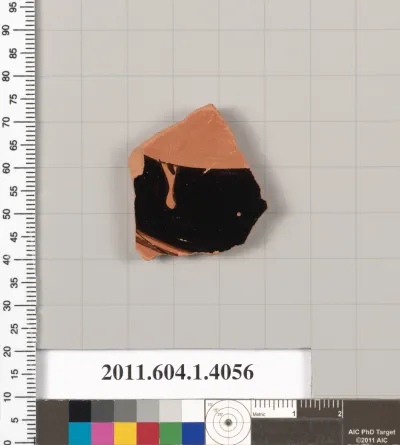 Terracotta fragment of a kylix (drinking cup)