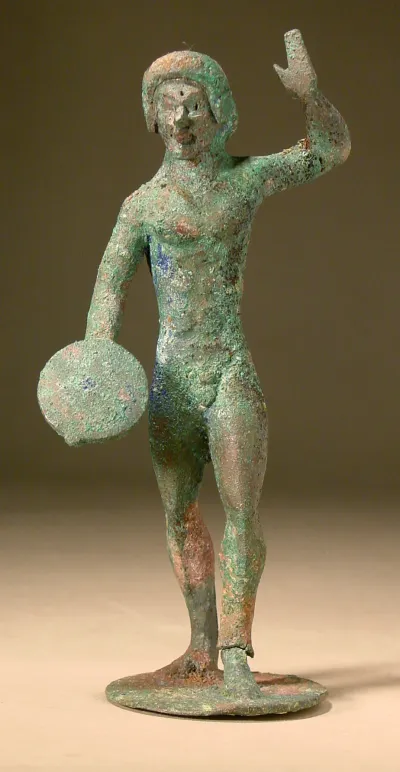 Diskuswerfer (Diskoswerfer, Statuette eines stehenden Diskuswerfers)