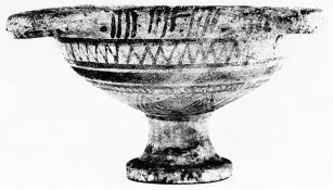 CUP (BOEOTIAN, BLACK PATTERN)
