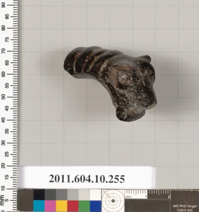 Terracotta fragment of a handle