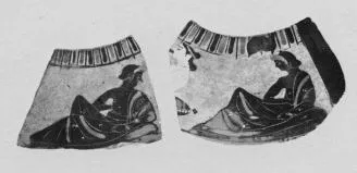 HYDRIA, FRAGMENTS (ATHENIAN, BLACK-FIGURE)