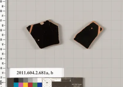 Terracotta fragments of column-kraters (bowls for mixing wine and water)