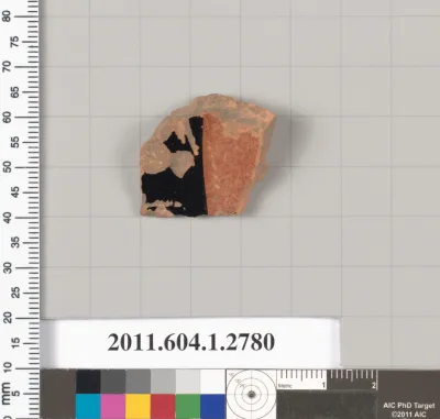 Terracotta fragment of a kylix (drinking cup)