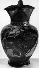 OINOCHOE (ATHENIAN, BLACK-FIGURE)