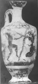 LEKYTHOS (ATHENIAN, BLACK-FIGURE)