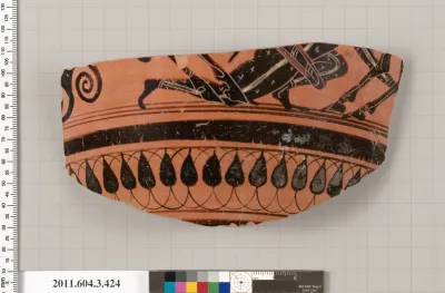 Terracotta fragment of a neck-amphora (jar)