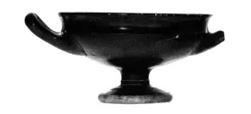 CUP (ATHENIAN, BLACK GLAZE)