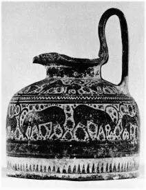 OINOCHOE (CORINTHIAN, BLACK-FIGURE)
