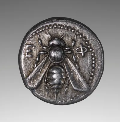 Coin (tetradrachm) of Ephesos