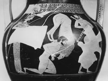 AMPHORA, BELLY, TYPE A (ATHENIAN, RED-FIGURE)