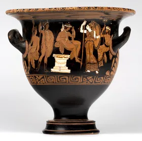 KRATER, BELL (ATHENIAN, RED-FIGURE)