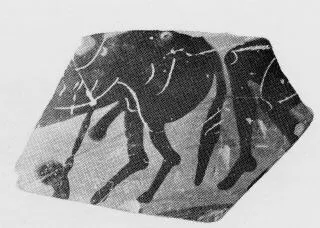CUP, FRAGMENT (ATHENIAN, BLACK-FIGURE)